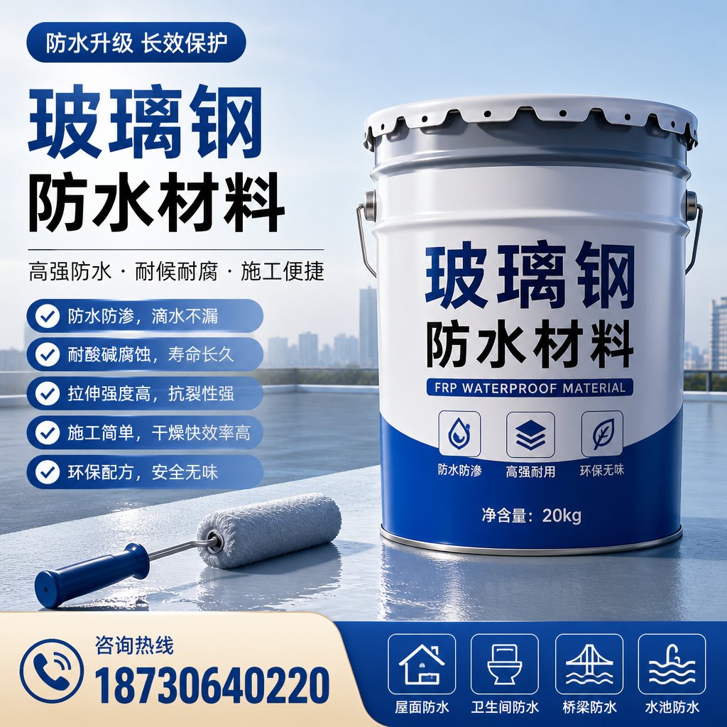 专家解析:玻璃钢防水材料的市场前景分析在 张掖